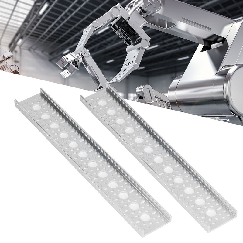 2Pcs U Channel Aluminium 48x12mm Heavy Duty 3 Side Beam