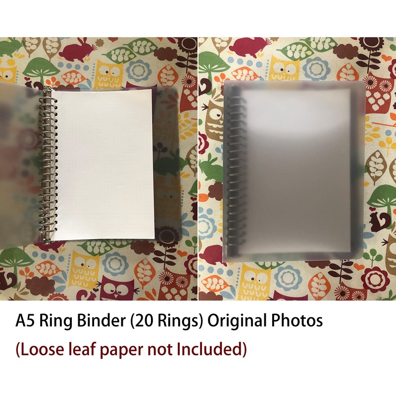 20-Hole Ring Binder, Loose Leaf Folder, A5 Folder, Can Filler