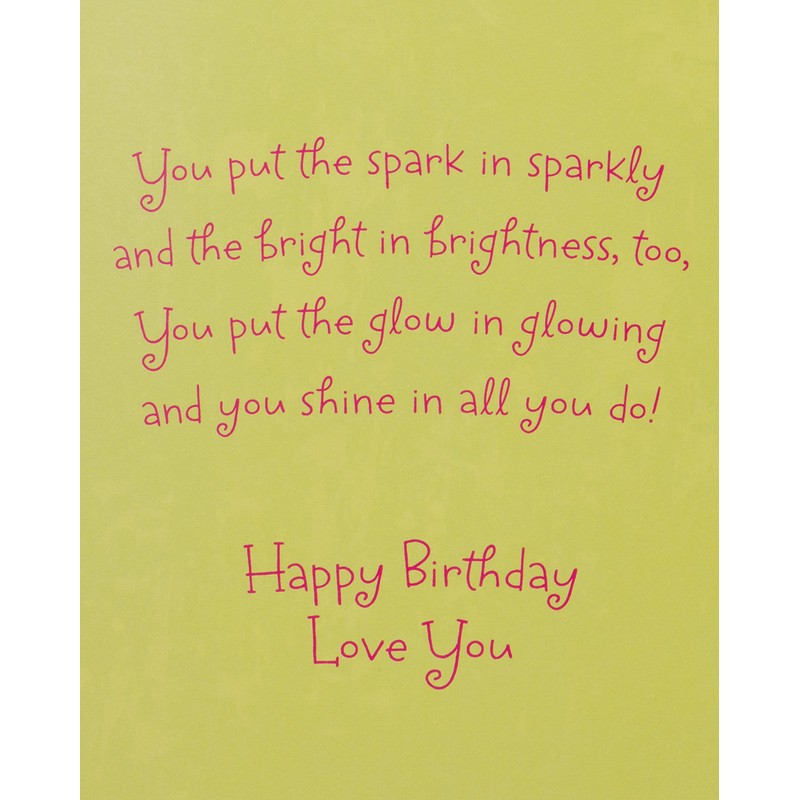 American Greetings Birthday Card for Girl (Unicorn)