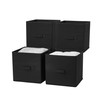DormCo TUSK Fold Up Cube 4-Pack - Black