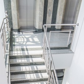 Stainless Steel Round Arch for 42.4 mm Pipes - V2A Fitting for Railing Handrail Balcony - Brushed Connection