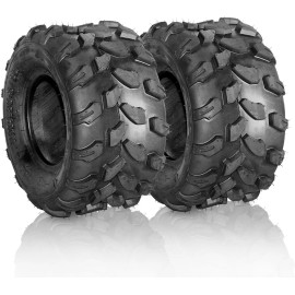 unbranded Set of 2 18x9.5-8 All-Terrain ATV UTV Sport Tires Rear Left & Right Tubeless 4PR