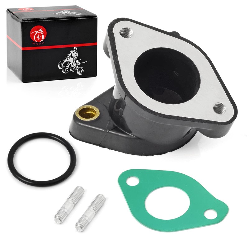 MOTO1988 Intake Manifold Boot & Gasket Compatible with Honda 1981-2013