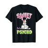 Sweet But Psycho Shirt Bunny Scary Gothic Rabbit Funny T-Shirt