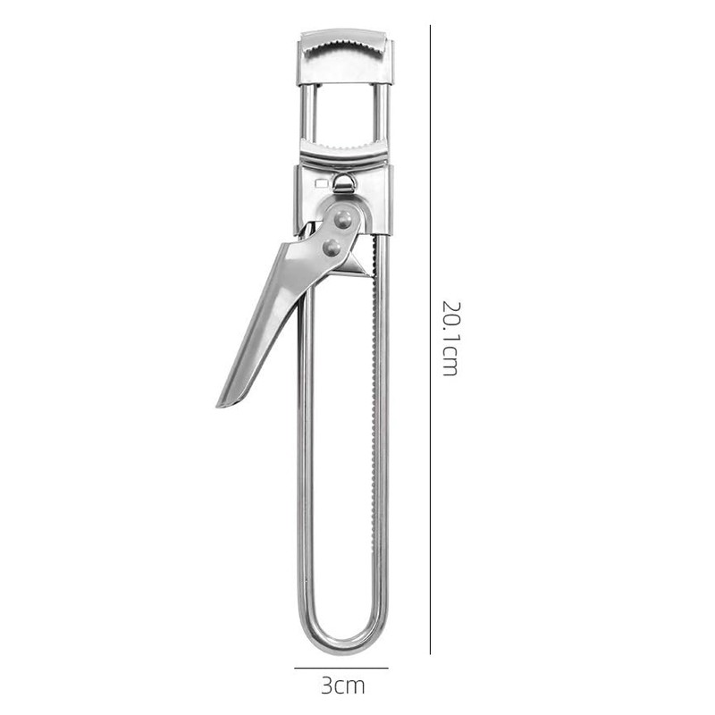 Stainless Steel Bottle Adjustable can Multifunctional Bottle Opener. Gripper Tight