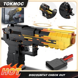 TOKMOC Classic Mechanical Drive Series Model Toy Building Block Set,DIY Rubber Band Assembling Toy,Collecting Building and Gifting Model for Outdoor Game Toy Lovers,For aged 12 and above,Stress relief toy - Color: Golden DS