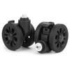 Volein Pack of 2 Suitcase Castors Replacement Wheels with Brake,