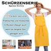 BIGHAS Apron with Pocket for Women Men Adjustable Large Comfortable