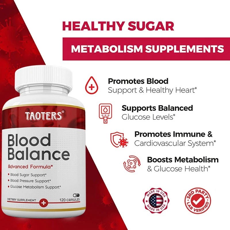 Taoters Blood Balance Advanced Formula Supports Healthy Blood Pressure -