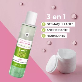 Árbora Desmaquillante Bifásico 3en1 Aceite Aguacate + Vitamina E