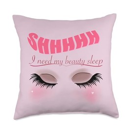 Wellness Sleep, Rest Serenity Queen, I Need My Beauty Sleep Throw Pillow