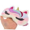 BIUDECO Cute Cartoon Travel Sleep Mask Multi Function Plush Eye