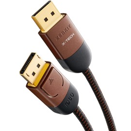 Zeskit X-Tech VESA Certified DisplayPort 2.1 Cable DP80 80Gpbs, 3ft