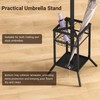 ELYKEN Coat Rack Freestanding, Coat Tree with Umbrella Holder, Metal