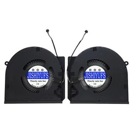 JISHIYUFS New CPU + GPU Cooler Fan for Razer Blade 16 RZ09-0483 RZ09-0483TEH3 RZ09-0483UWJ4-R3W1 Series 16 Inch Gaming FQDA DFS5K22B05673K FQDB DFS5K22BB0566 73K 73K 1673 J 14051470 DC5V 0.5A