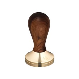 Scarlet Espresso Classic Deluxe Tamper for Barista with Ergonomic Handle Made of Precisely Wood and Precision Made Brass Base (53 mm, Sandalwood - Red)