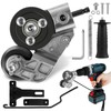 Electric Drill Plate Cutter Wear Resistant Metal Sheet Cutter Precise