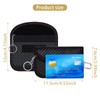Faraday Pouch for Car Keys, 2 Pack Small Leather Faraday