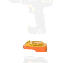 X-Adapter 1x Adapter for DeWalt 20v MAX XR Cordless Tools Works On Ridgid 18v (Not Advanced) Batteries- Adapter Only