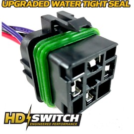 HD Switch Starter Relay Kit Replaces John Deere AM107421-130, 160, 165, 170, 175, 180, 185 w/Water Tight Connector Upgrade