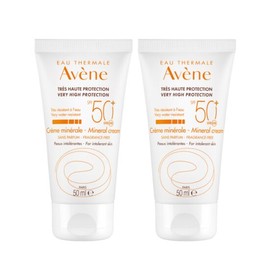 Avène Sunscreen Sun Mineral Cream SPF50+ 50ml x 2-piece set / 아벤느 썬크림 썬 미네랄 크림 SPF50+ 50ml x 2개세트