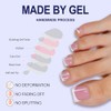 Misssix Uñas Postizas de Gel para Dedos de Los Pies,