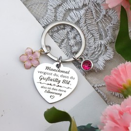 RGHSZ Key ring friend, best friend gifts, friendship gifts, sisters gifts, encouragement gifts, Sometimes you forget that you are great bistro (pink)
