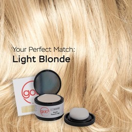 Got? Roots - Root Touch Up Hair Color, Brow Filler & Hairline Powder - Temporary Thinning & Gray Hair Cover Up - Pigment Infused Binding Root Touch Up Powder - 0.14 OZ Tub (Light Blonde, Pack of 2)