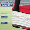 LEMY 20.5"/ 25" Wide Adjustable Stadium Seat for Bleachers Portable
