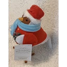 Spritz Target Spritz Bird Featherly Friends 2023 CRINKLE Christmas Winter Fabric Bird