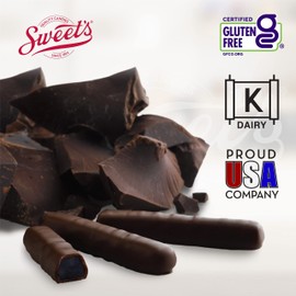 Sweet Candy Dark Chocolate Orange & Cherry Sticks - Chocolate Covered Candy - Orange & Cherry Flavors With Chocolate Coating - Old Fashioned Sweet Treat - Two (2) 10.5oz Boxes