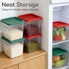 6-Pack 8 Quart Food Storage Container with Lid, Commercial Grade