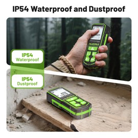 Huepar 330FT Green Laser Measuring Tool with Angle Sensor, ±1/16in (±1.5MM) Accuracy, Rechargeable Digital Laser Room Measuring Device, Laser Distance Measurement, Gifts for Men, Fathers Day Birthday