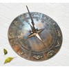 Brass Constellations Sundial - 12" inches Wide