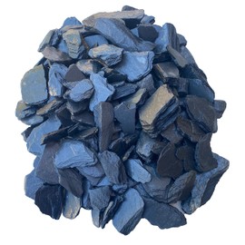 Awesome Aquatic Natural Black/Gray Slate 1-3 inch Rocks Stone for Aquascaping Aquariums, Landscaping Model, Terrarium & Vivarium Enclosures, Miniature & Fairy Garden, Models (10 lb 1-3 inch)