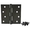 Cosmas Oil Rubbed Bronze Door Hinge 4" Inch x 4"