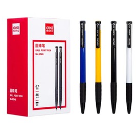 FEIFEI'S BOW 36PCS Ballpoint Pens, Everyday Retractable Pens with Fine Point (0.7 mm), Ideal for School and Office, Black ink Party Favour Bag Fillers (Set 01)