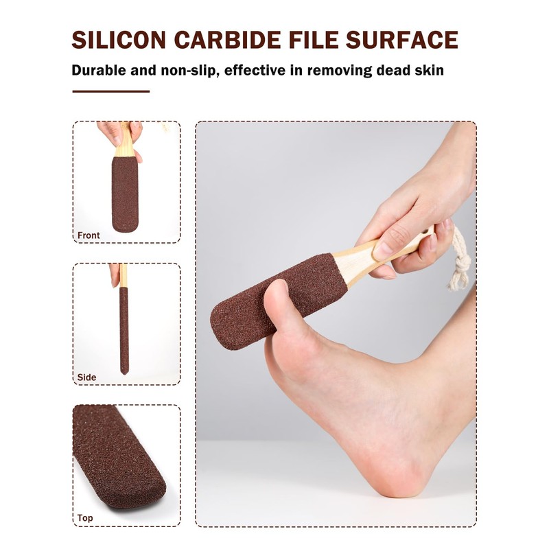 BEZOX Bamboo Pattern Floating Stone for Feet - Foot File