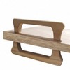 BESTNEWIE Large Wooden Door Pull Handle, 11.7 Inches - Suitable
