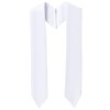 CABODYALS 1.8M Long White Satin Graduation Sash Sublimation Honor Plain