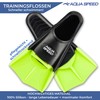 Aqua Speed Short Flippers For Adults And Children, High Tech