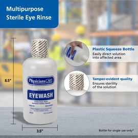 PhysiciansCare PhysiciansCare Eye Wash Solution, Sterile Isotonic Buffered Solution for Flushing & Irrigating Eyes, 32-oz Bottle