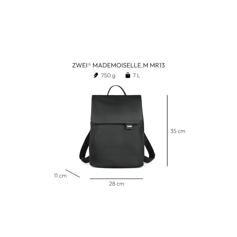 Zwei Mademoiselle MR13 Backpack, 37 cm - Black -