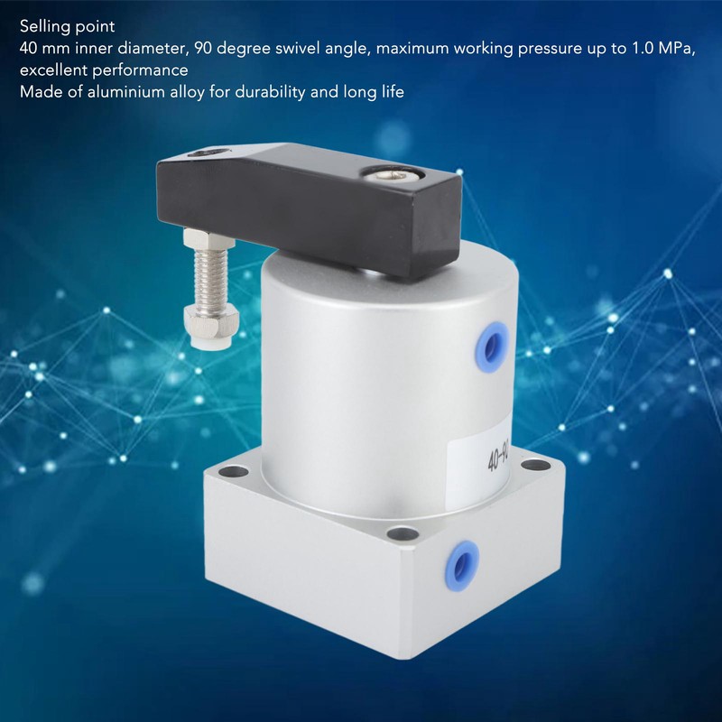 Rotary Pneumatic Cylinder 90 Degree Angle Clamping Corner Rotate Pressing