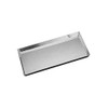 Winco DDSI-102S 14-1/8'' X 7-1/2'' Rectangular Stainless Steel Serving Tray,
