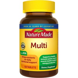 Nature Made Multi Complete Tablets 130 ea (Pack of 4)