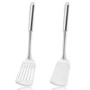 14.5-in Stianless Steel Spatula Set, 18/0 SS Heavy Duty Turner