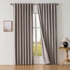 Ftinala Greige Taupe Blackout Curtains 96 Inches Long 2 Panels