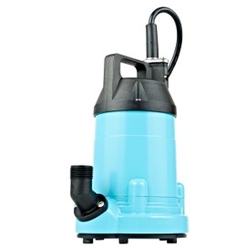 Little Giant 6-MSP 115 Volt, 1/3 HP, 2130 GPH Manual Aluminum Utility Pump with 10-Ft. Cord, Blue, 14942783