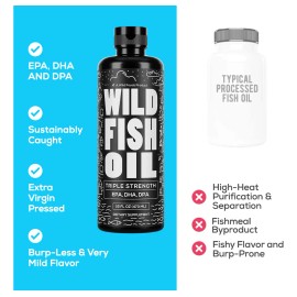 Aceite De Pescado Salvaje, Ee. Uu. Caught Omega-3 Dpa, Dha,